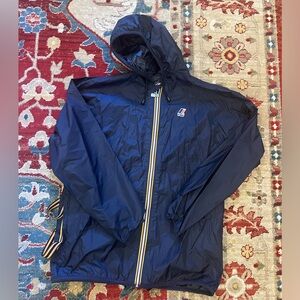 Navy Men’s K-Way windbreaker xl